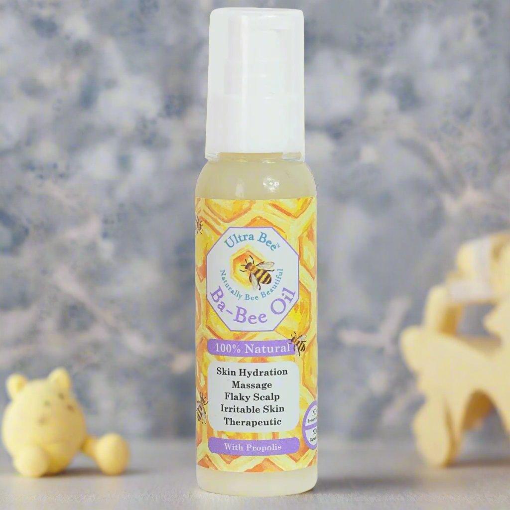 100% Natural Gentle BaBee Oil Honey Coconut, Calendula & Lavender 100ml - Ultrabee